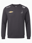 Nascar Spire Men's Motorsports Team Crew Neck Sweatshirt - Caviar Black Sweatshirt Nascar 