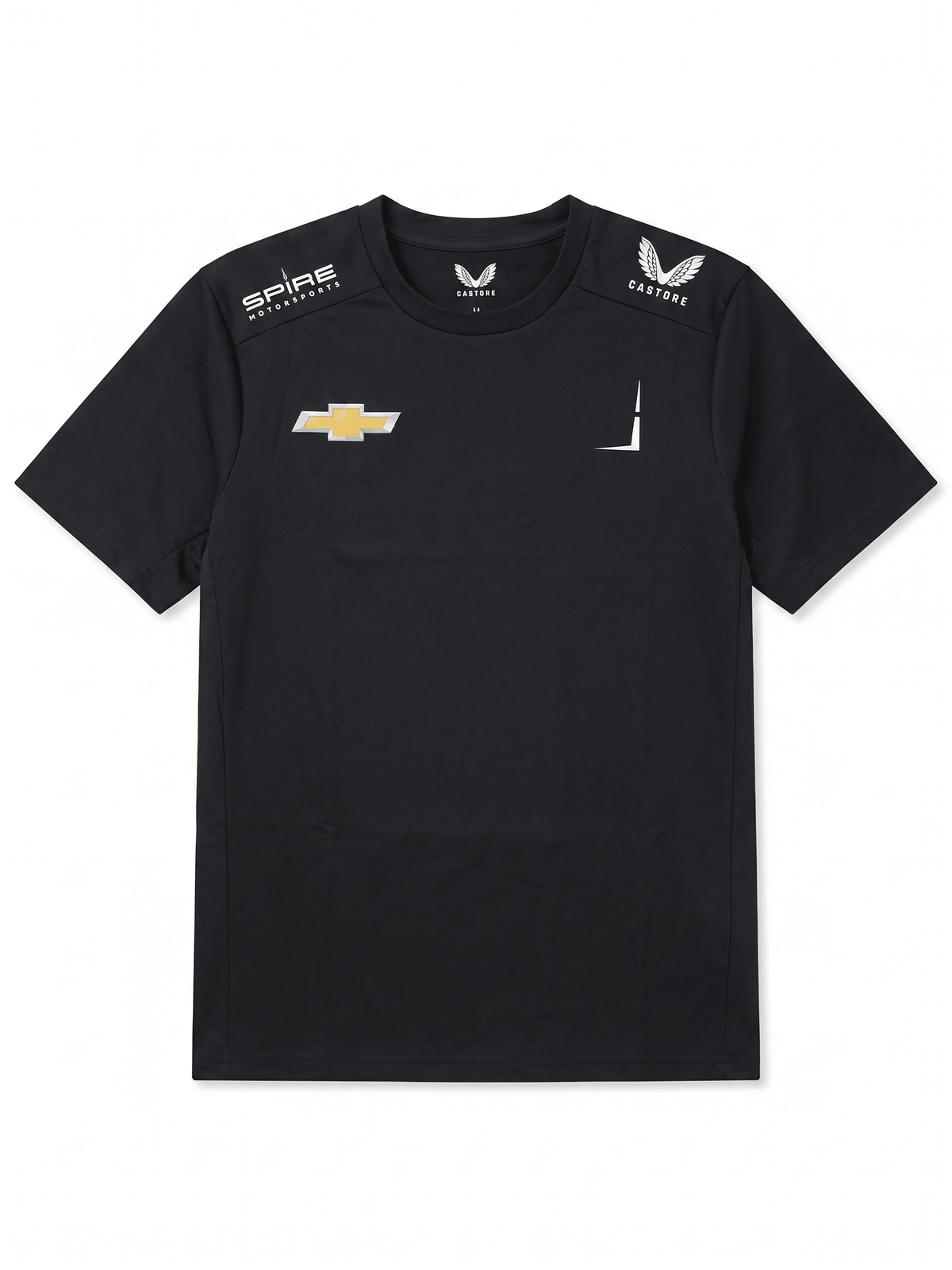 Nascar Spire Motorsport Men's Team T-Shirt - Caviar Black T-shirts Spire Motorsports 