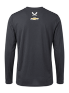 Nascar Hendrick Motorsport Men's Team Long Sleeve Performance T-Shirt - Caviar Black T-shirts Hendrick Motorsport 