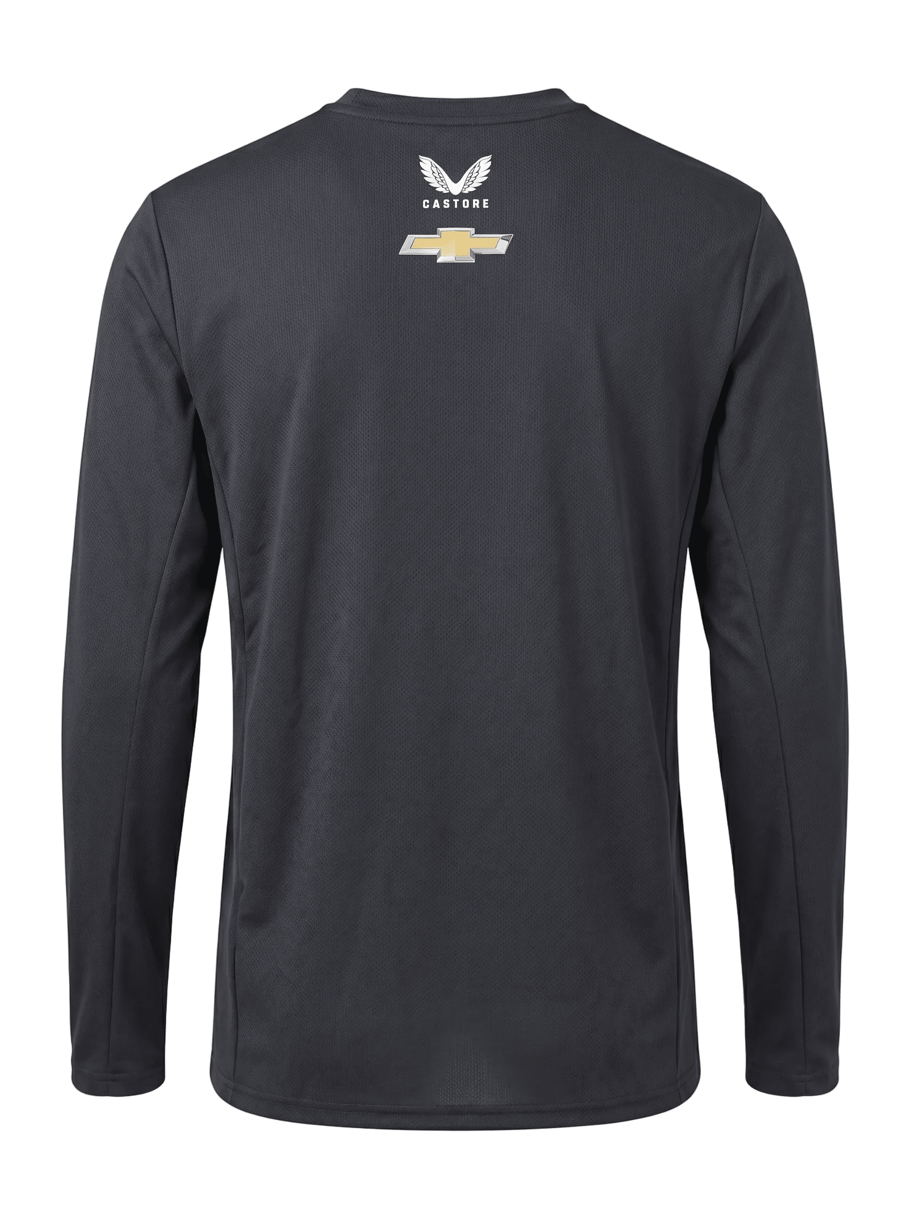 Nascar Hendrick Motorsport Men's Team Long Sleeve Performance T-Shirt - Caviar Black T-shirts Hendrick Motorsport 