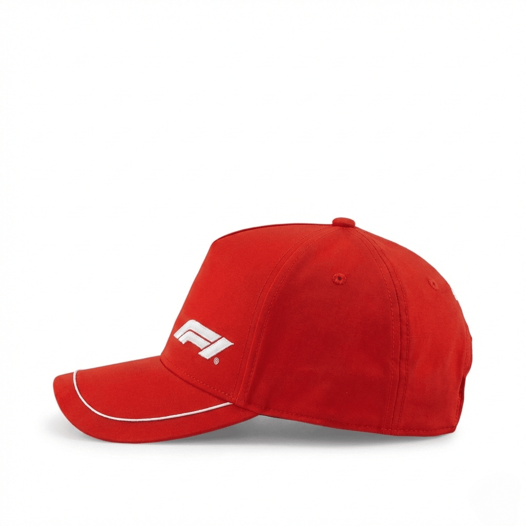 Formula 1 Tech Collection F1 Logo Baseball Hat- Black/Red/White Hats Formula 1 