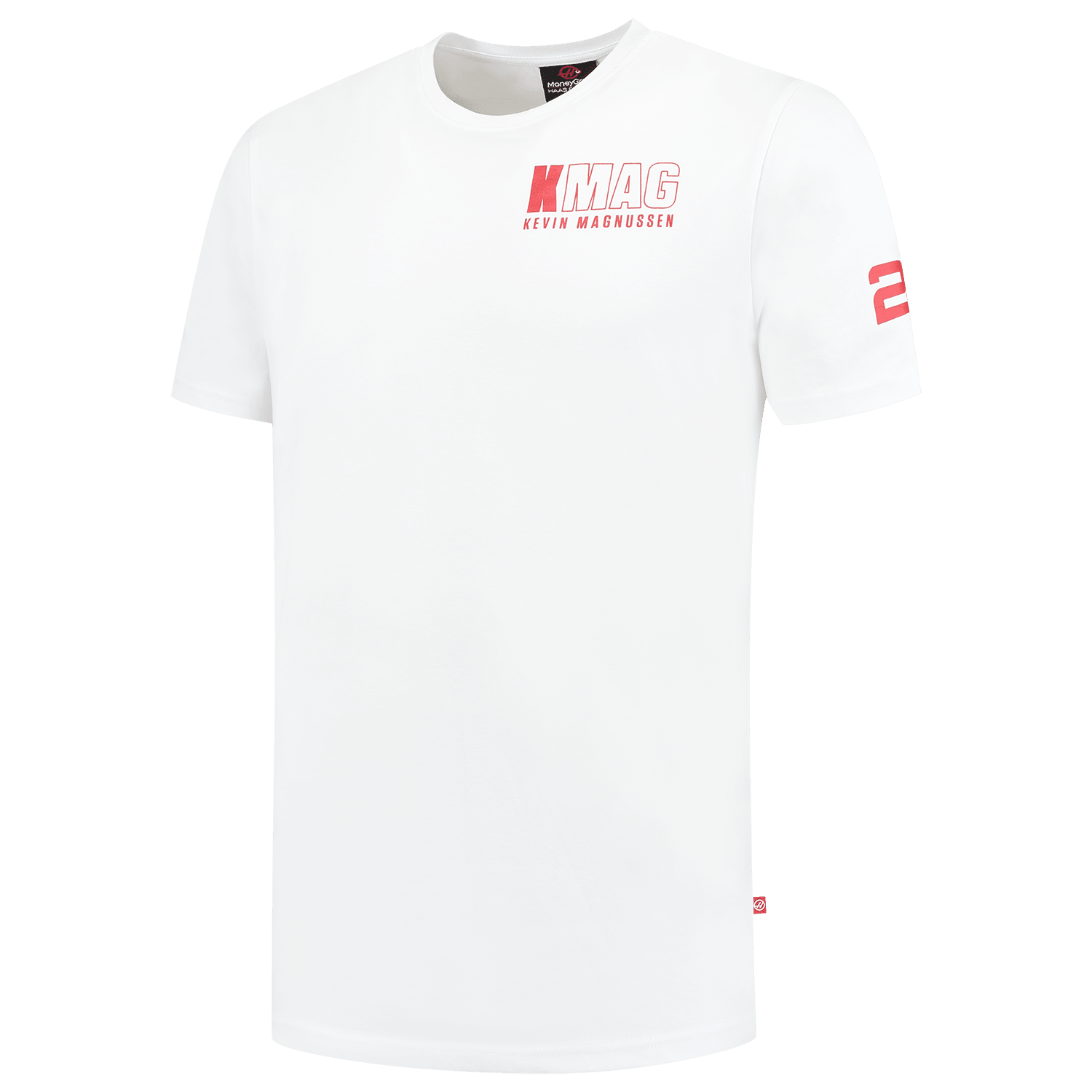 Haas Racing F1 Kevin Magnussen "KMAG" T-Shirt - White T-shirts Haas F1 Racing Team 