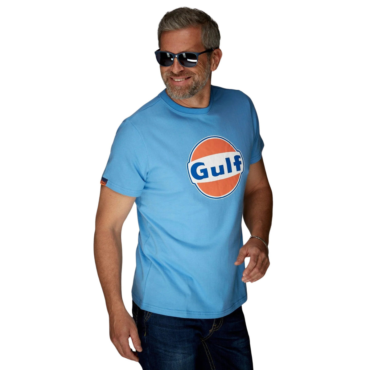 GrandPrix Originals Men's Gulf Classic T-Shirt - Blue/Navy T-shirts GrandPrix Originals USA 