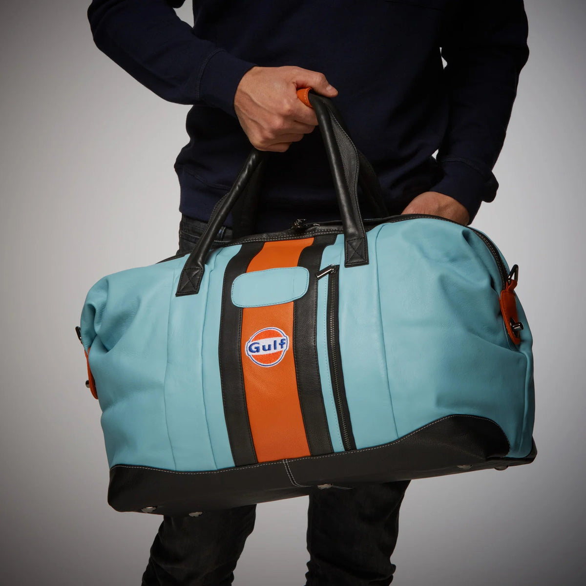 GrandPrix Originals Gulf Leather Large Duffel Bag – CMC Motorsports®