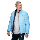 GrandPrix Originals Men's Gulf Reversible Puffer Jacket- Gulf Blue/Navy Jackets GrandPrix Originals USA 