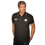 GrandPrix Originals Men's Gulf Vintage Polo - Merlot/Anthracite Polos GrandPrix Originals USA 