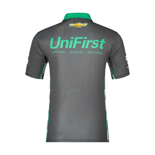 NASCAR Hendrick Motorsport Chase Elliot #9 Unifirst Polo Shirt - Grey Polos Hendrick Motorsport 