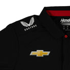 Nascar Hendrick Motorsport Men's Team Polo Shirt - Caviar Black Polos Hendrick Motorsport 