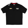 Nascar Hendrick Motorsport Men's Team Polo Shirt - Caviar Black Polos Hendrick Motorsport 