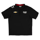 Nascar Hendrick Motorsport Men's Team Polo Shirt - Caviar Black Polos Hendrick Motorsport 