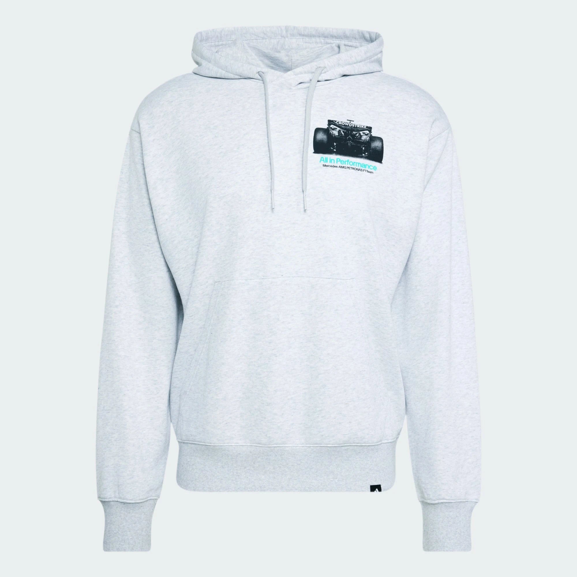 Mercedes - AMG Petronas Formula One Kids Car "All in Performance" Hoodie - Youth Light Grey Hoodies Mercedes AMG Petronas 
