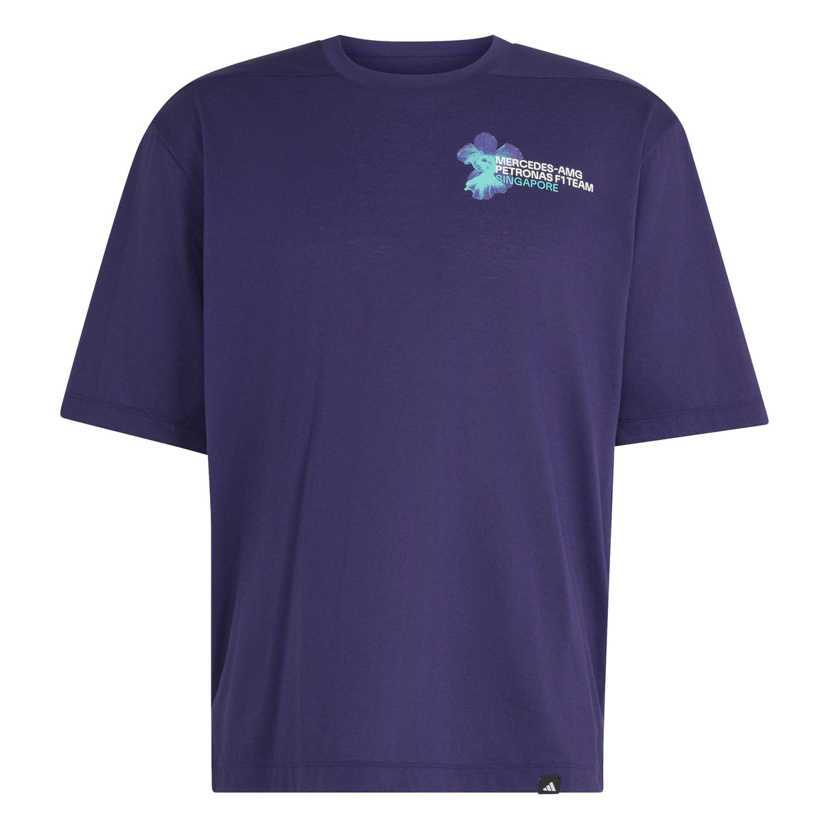Mercedes - AMG Petronas F1 Men's Vanda Bloom T-Shirt - Purple T-shirts Mercedes AMG Petronas 