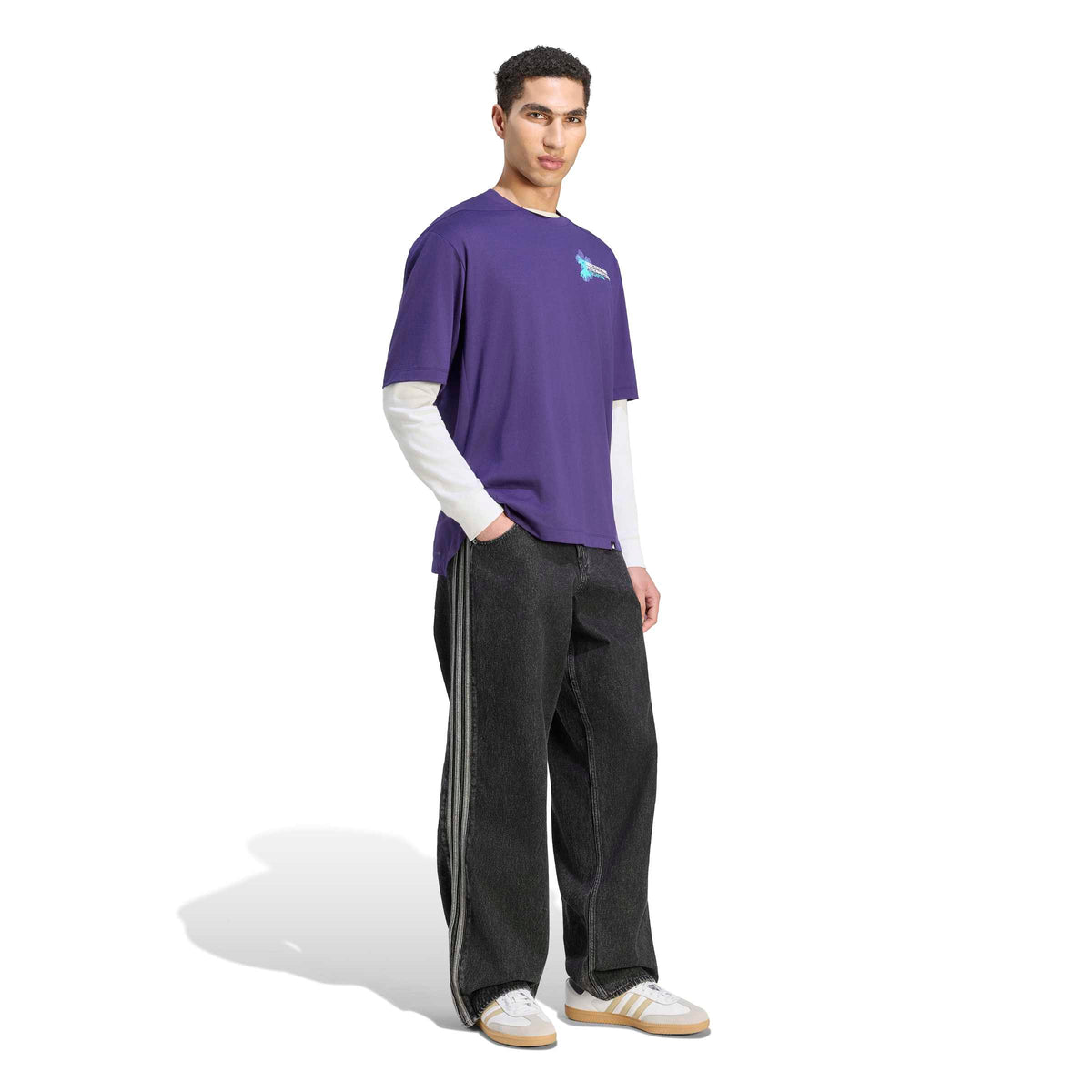 Mercedes - AMG Petronas F1 Men's Vanda Bloom T-Shirt - Purple T-shirts Mercedes AMG Petronas 