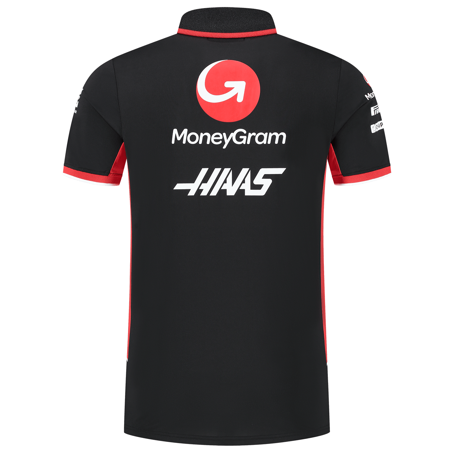 Haas Racing F1 Men's Team Fitted Polo Shirt - Black – CMC Motorsports® Haas Racing F1 Men's Team Fitted Polo Shirt - Black – CMC Motorsports®