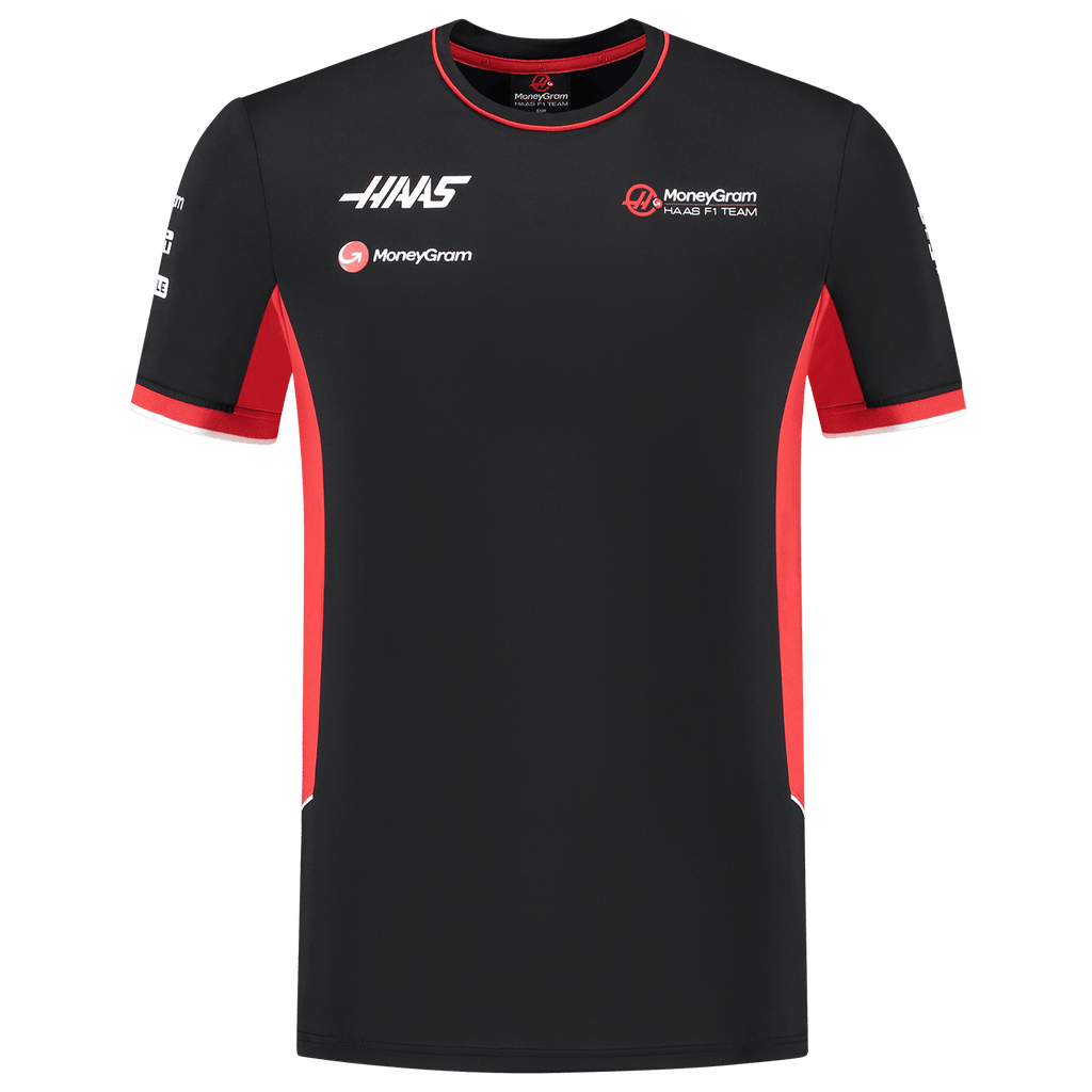 Haas Racing F1 2024 Team Fitted T-Shirt - Black T-shirts Haas F1 Racing Team 