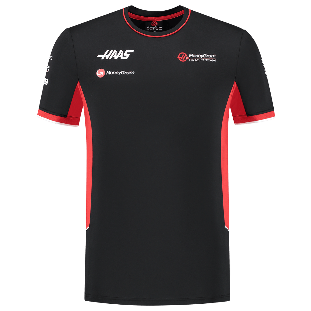 Haas Racing F1 2024 Team Fitted T-Shirt - Black T-shirts Haas F1 Racing Team 