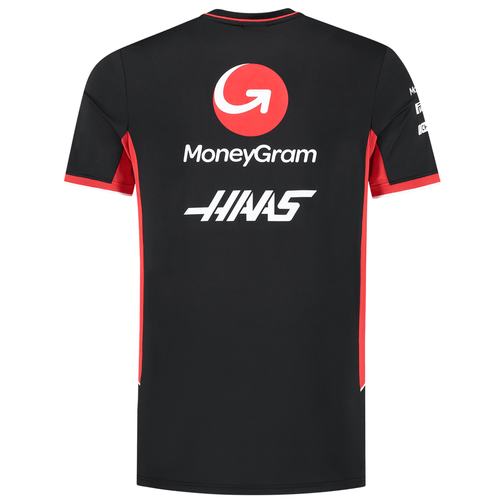 Haas Racing F1 2024 Team Fitted T-Shirt - Black T-shirts Haas F1 Racing Team 