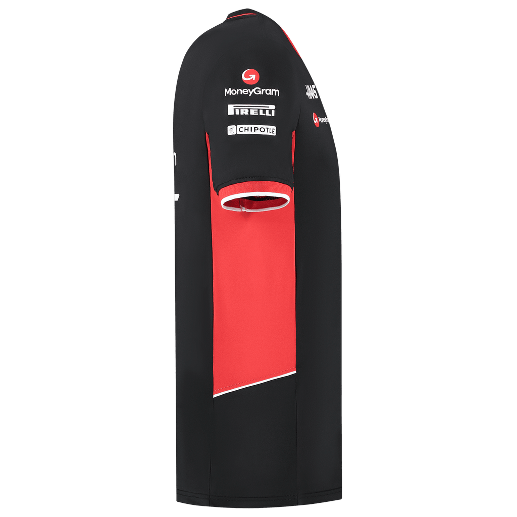 Haas Racing F1 2024 Team Fitted T-Shirt - Black T-shirts Haas F1 Racing Team 