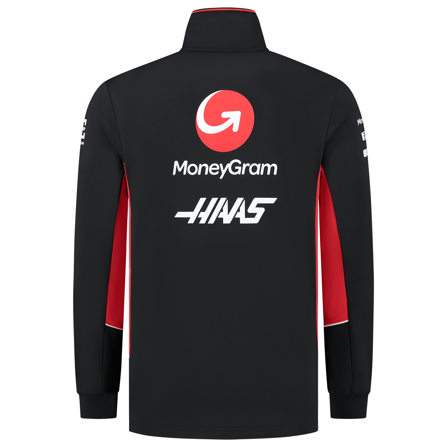 Haas Racing F1 Team 1/4 Zip Fitted Sweater - Black – CMC Motorsports® Haas Racing F1 Team 1/4 Zip Fitted Sweater - Black – CMC Motorsports®
