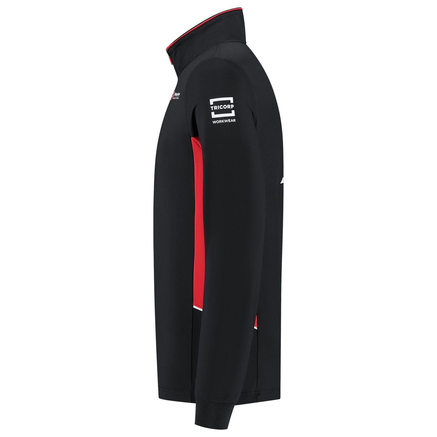 Haas F1 ジップスウェット Haas Racing F1 Team 1/4 Zip Fitted Sweater - Black – CMC Motorsports®