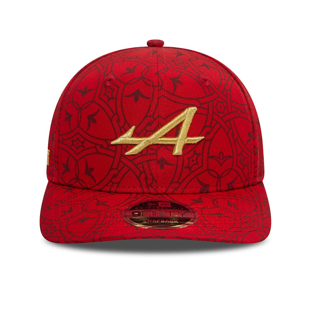 Alpine Racing F1 2024 New Era 9Fifty Special Edition China GP Team Hat - Red Hats Alpine 