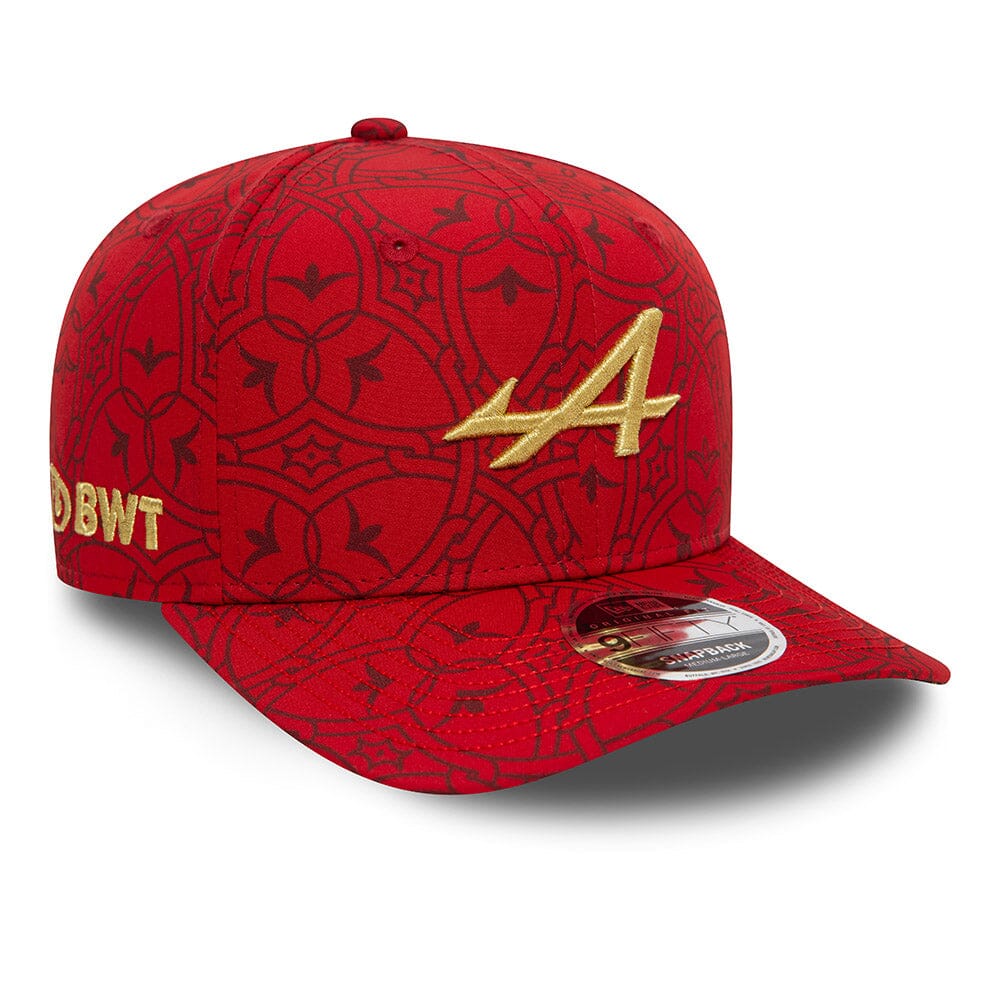 Alpine Racing F1 2024 New Era 9Fifty Special Edition China GP Team Hat - Red Hats Alpine 