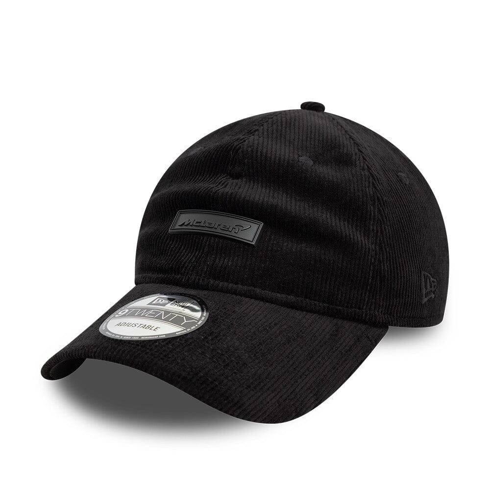 McLaren Racing New Era 9Twenty Corduroy Hat - Black Hats McLaren-Castore 