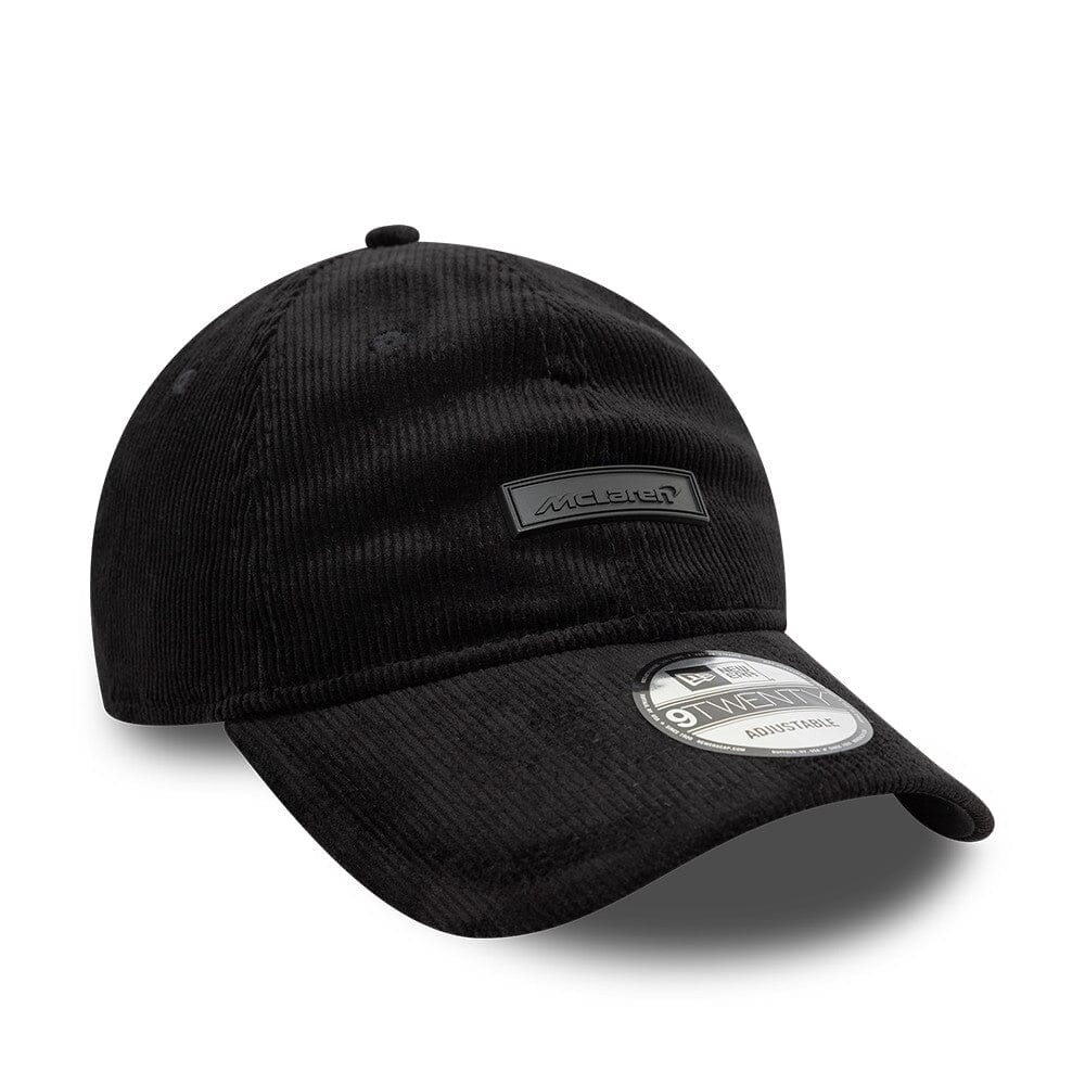 McLaren Racing New Era 9Twenty Corduroy Hat - Black Hats McLaren-Castore 