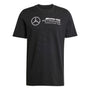 Mercedes - AMG Petronas Formula One Men's Large Logo T-Shirt - Black/White T-shirts Mercedes AMG Petronas XS Black 
