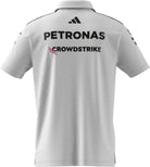 Mercedes - AMG Petronas Formula One 2025 Men's Team Polo Shirt - White/Black Polos Mercedes AMG Petronas 