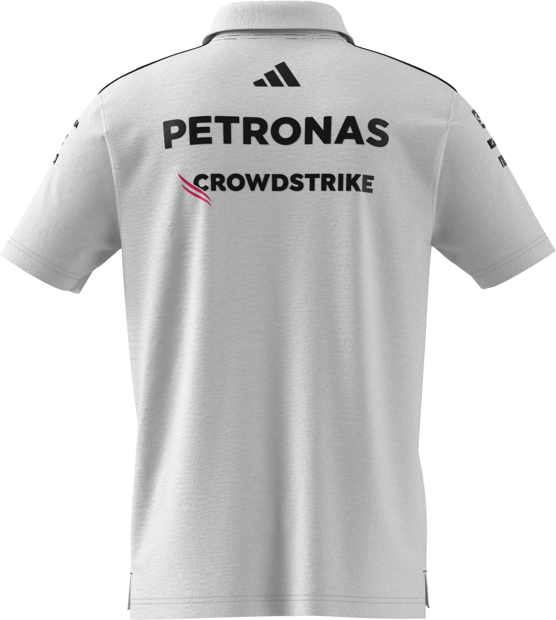 Mercedes - AMG Petronas Formula One 2025 Men's Team Polo Shirt - White/Black Polos Mercedes AMG Petronas 