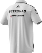 Mercedes - AMG Petronas Formula One 2025 Men's Team Polo Shirt - White/Black Polos Mercedes AMG Petronas 