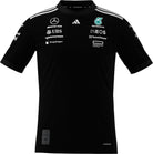 Mercedes - AMG Petronas Formula One 2025 Men's Team Driver Jersey - Black/White T-shirts Mercedes AMG Petronas XS Black 