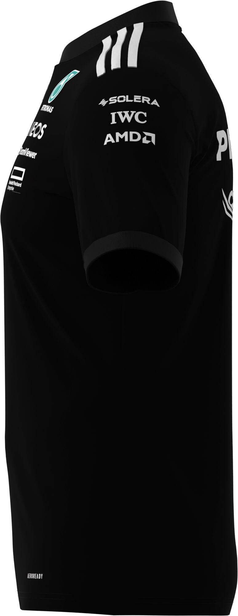 Mercedes - AMG Petronas Formula One 2025 Men's Team Driver Jersey - Black/White T-shirts Mercedes AMG Petronas 