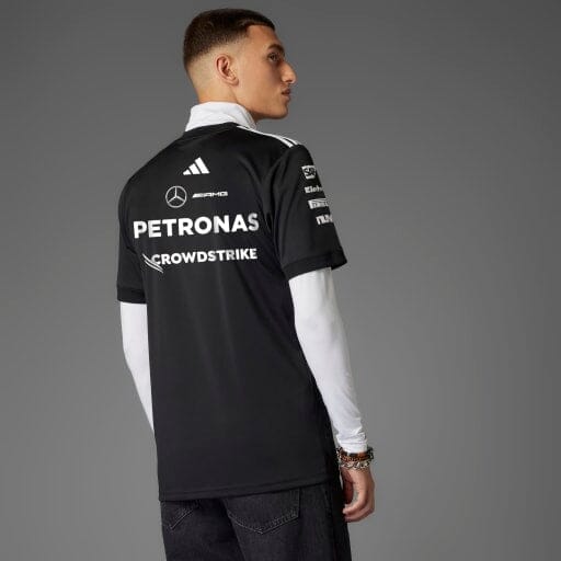 Mercedes - AMG Petronas Formula One 2025 Men's Team Driver Jersey - Black Polos Mercedes AMG Petronas 