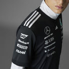 Mercedes - AMG Petronas Formula One 2025 Men's Team Driver Jersey - Black Polos Mercedes AMG Petronas 