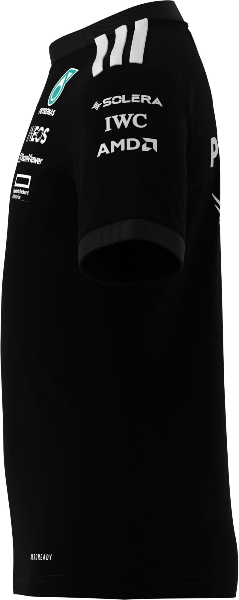 Mercedes - AMG Petronas Formula One 2025 Kids Team Driver Jersey - Black/White T-shirts Mercedes AMG Petronas 