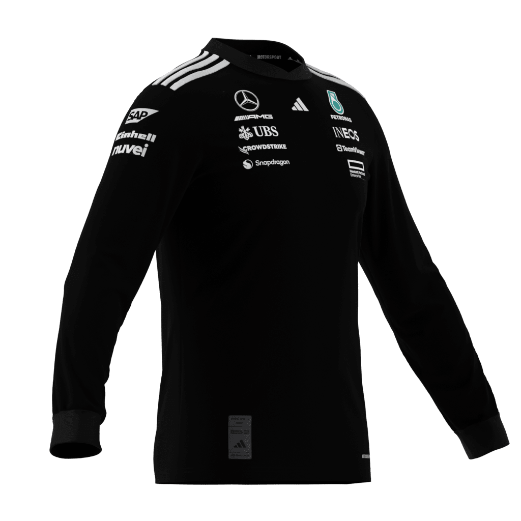 Mercedes - AMG Petronas Formula One 2025 Men's Team Long Sleeve Mercedes - AMG Petronas Formula One 2025 Men's Team Long Sleeve