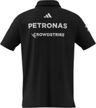 Mercedes - AMG Petronas Formula One 2025 Men's Team Polo Shirt - White/Black Polos Mercedes AMG Petronas 