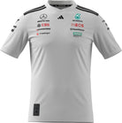 Mercedes - AMG Petronas Formula One 2025 Men's Team Driver Jersey - Black/White T-shirts Mercedes AMG Petronas XS White 