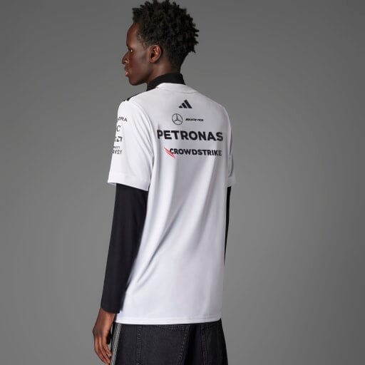 Mercedes - AMG Petronas Formula One 2025 Men's Team Driver Jersey - Black/White T-shirts Mercedes AMG Petronas 