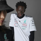 Mercedes - AMG Petronas Formula One 2025 Men's Team Driver Jersey - Black/White T-shirts Mercedes AMG Petronas 