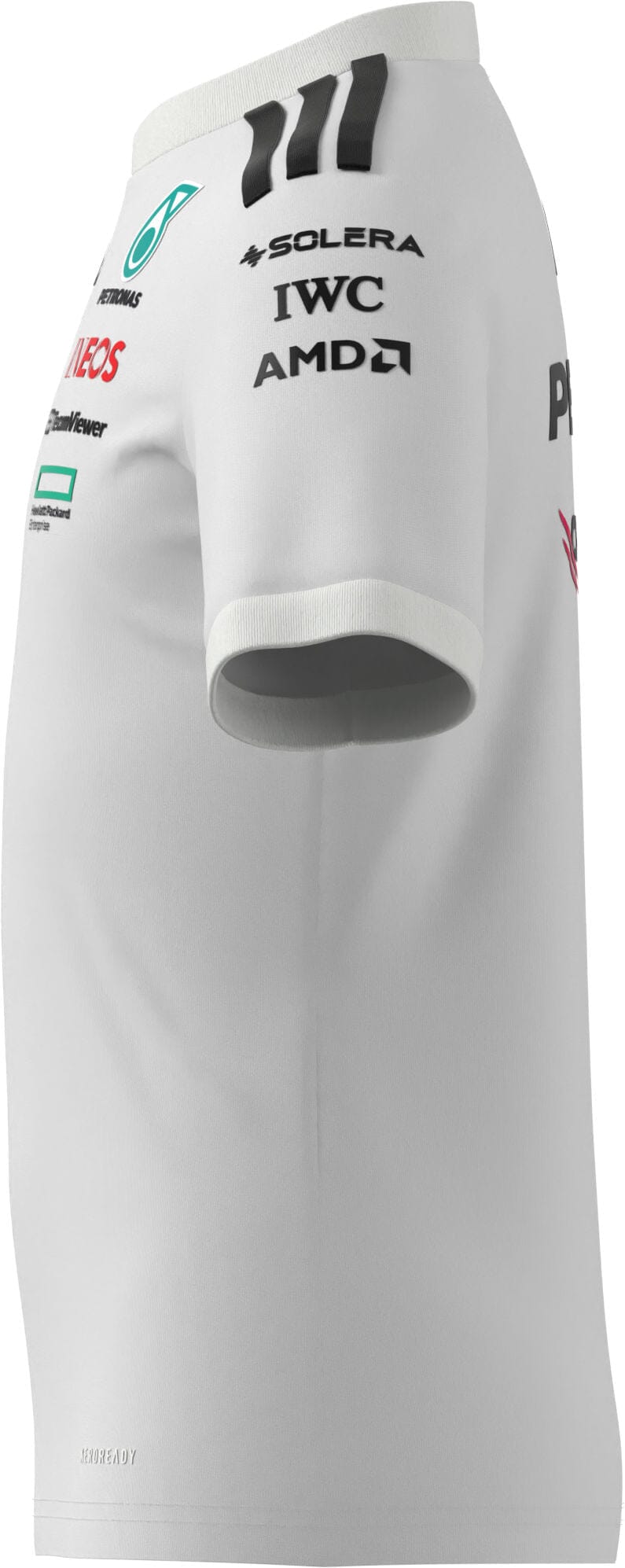 Mercedes - AMG Petronas Formula One 2025 Kids Team Driver Jersey - Black/White T-shirts Mercedes AMG Petronas 