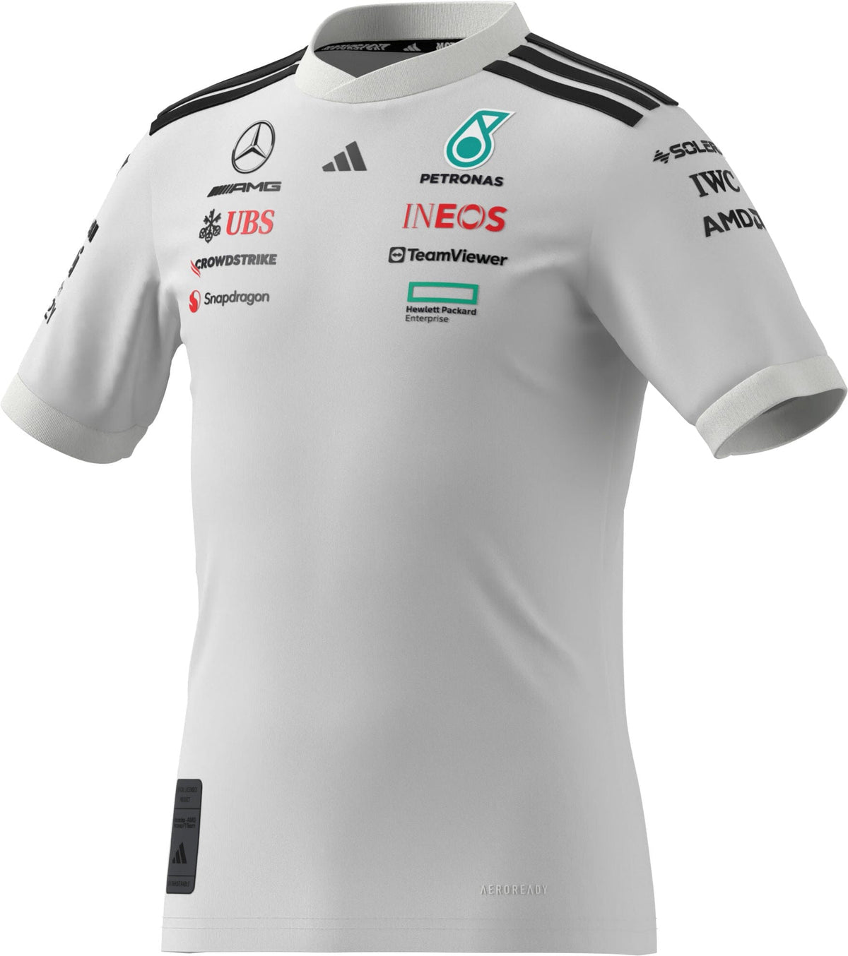 Mercedes - AMG Petronas Formula One 2025 Kids Team Driver Jersey - Black/White T-shirts Mercedes AMG Petronas 