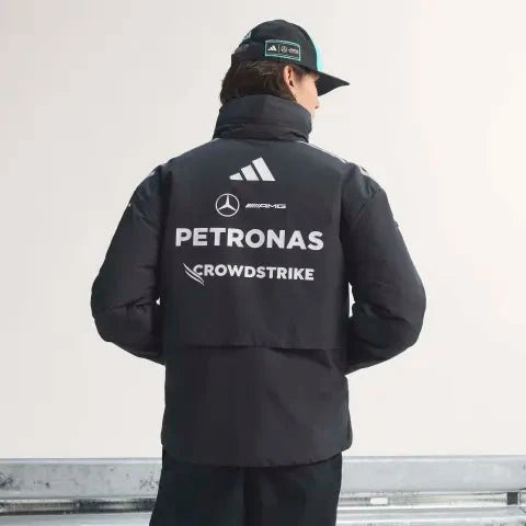 Mercedes - AMG Petronas Formula One 2026 Men's Team Jacket - Black Jackets Mercedes AMG Petronas 