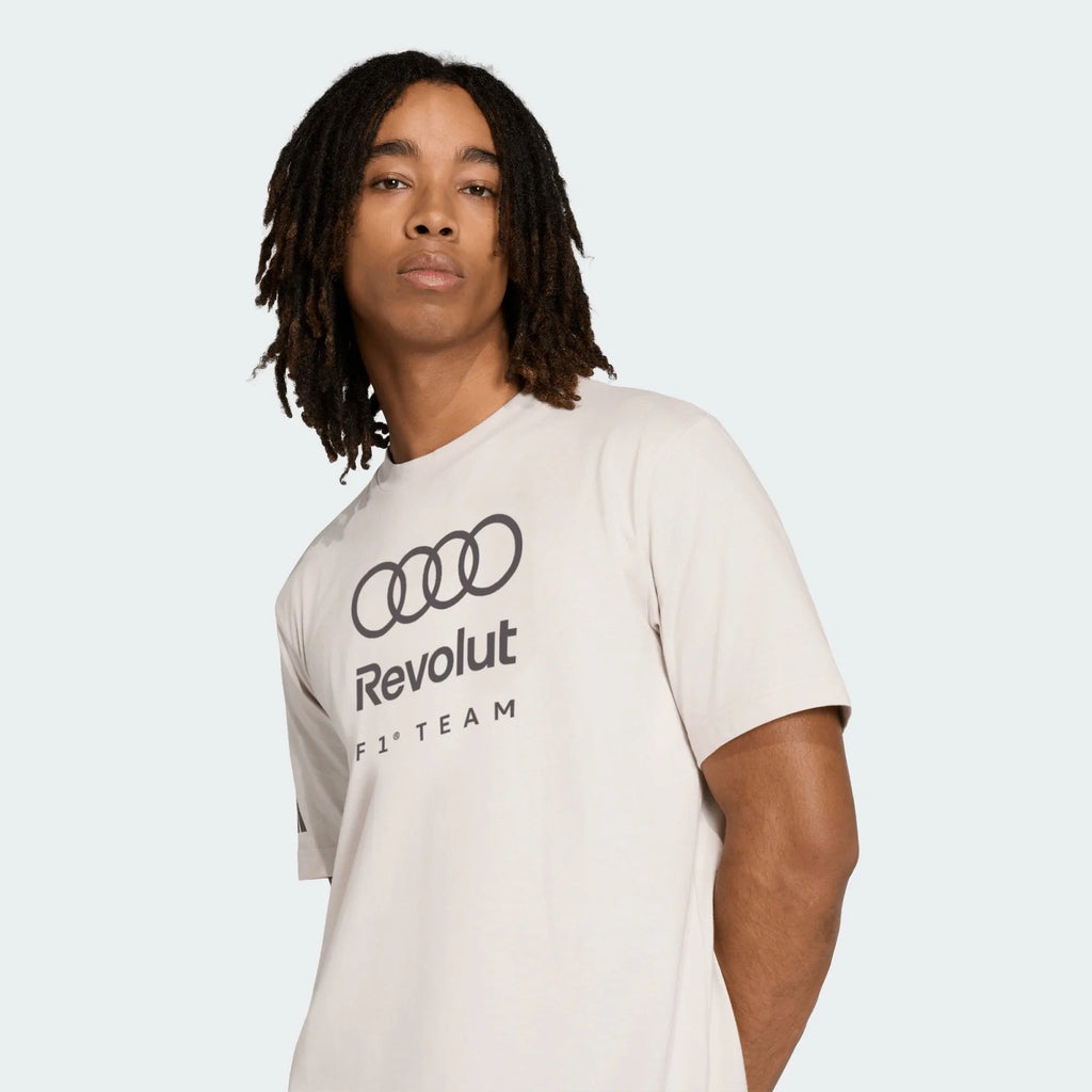 Audi Formula One Men's DNA Graphic T-Shirt - White T-shirts Audi F1 