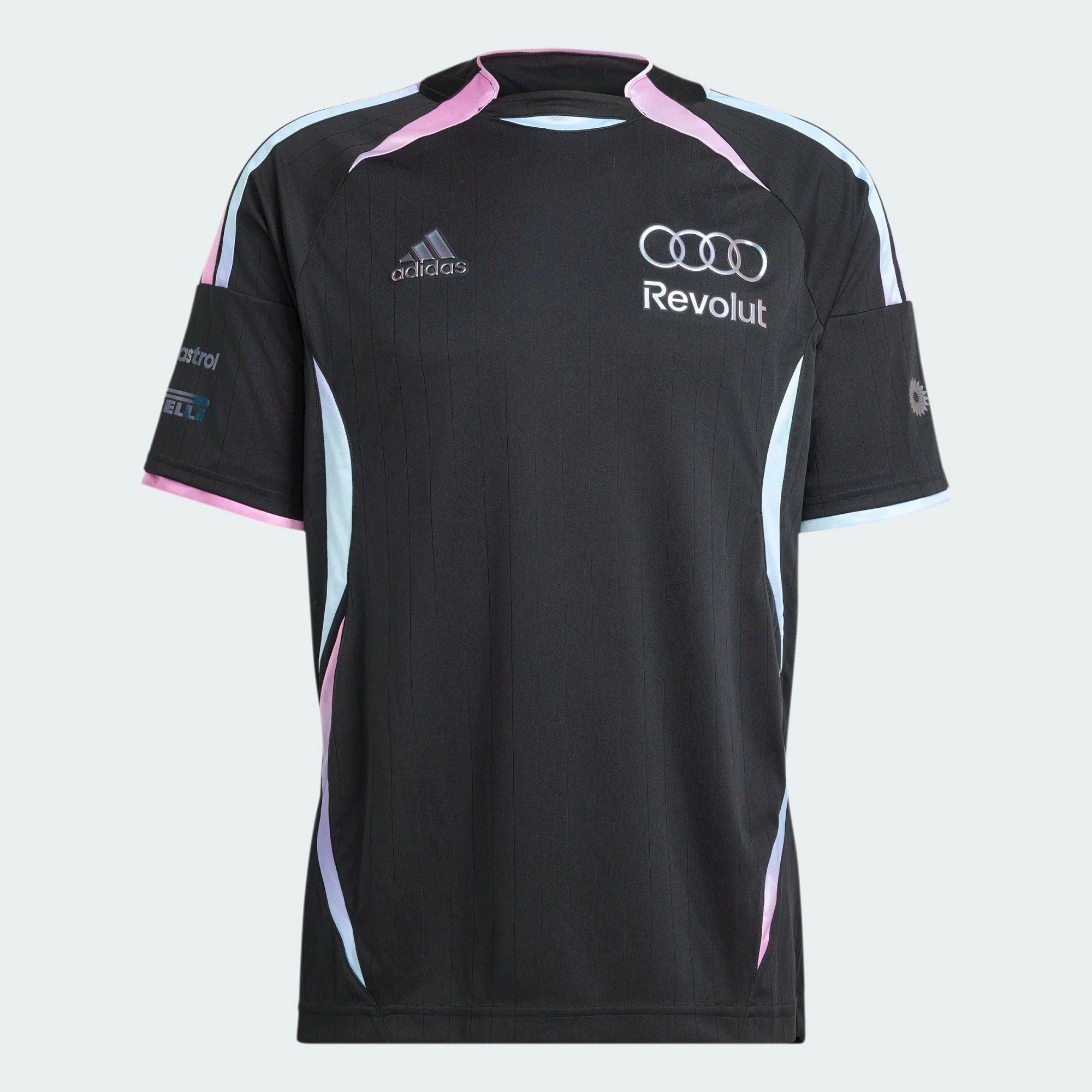 Audi Formula One Men's 2026 Special Edition Miami GP Team Driver Jersey - Black T-shirts Audi F1 