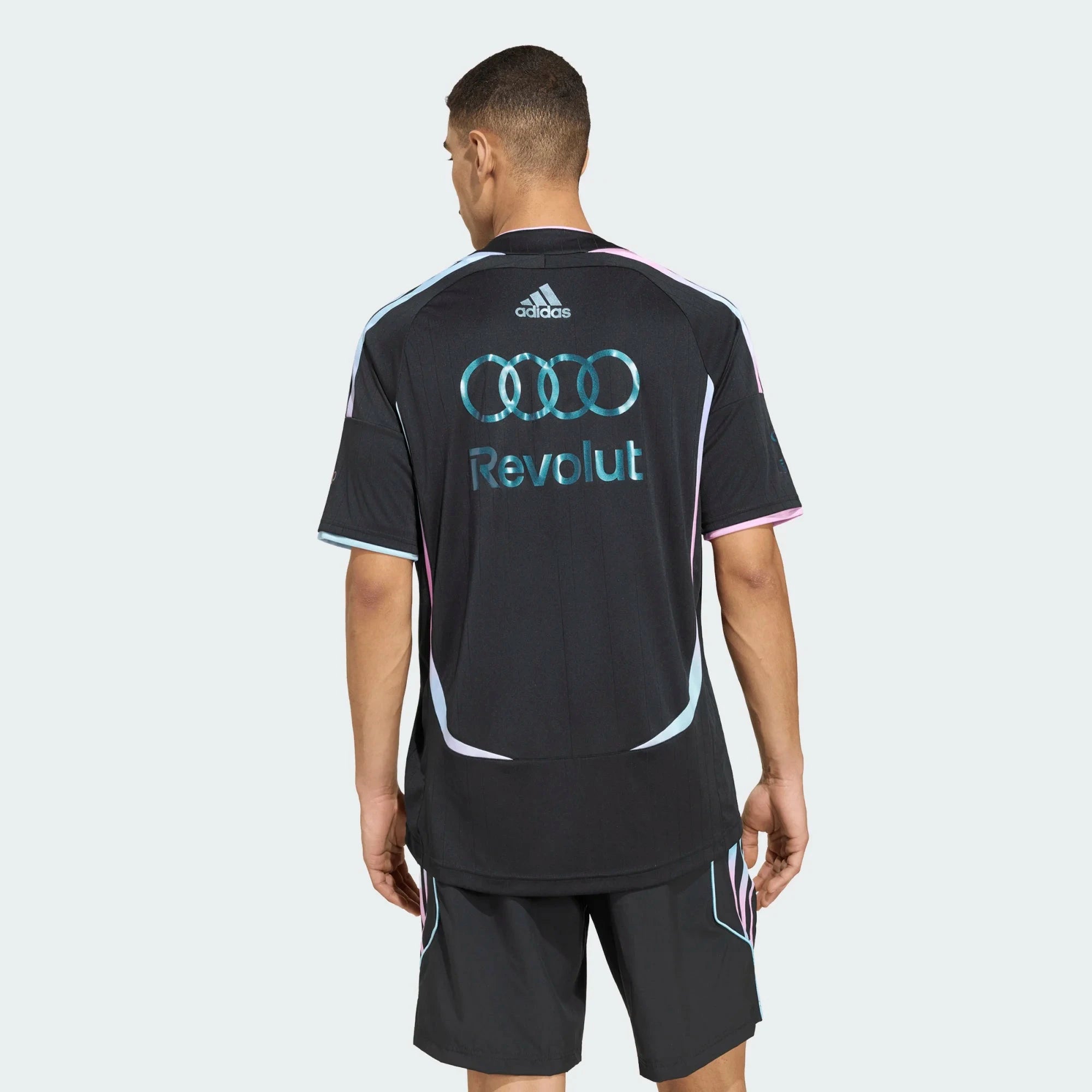 Audi Formula One Men's 2026 Special Edition Miami GP Team Driver Jersey - Black T-shirts Audi F1 