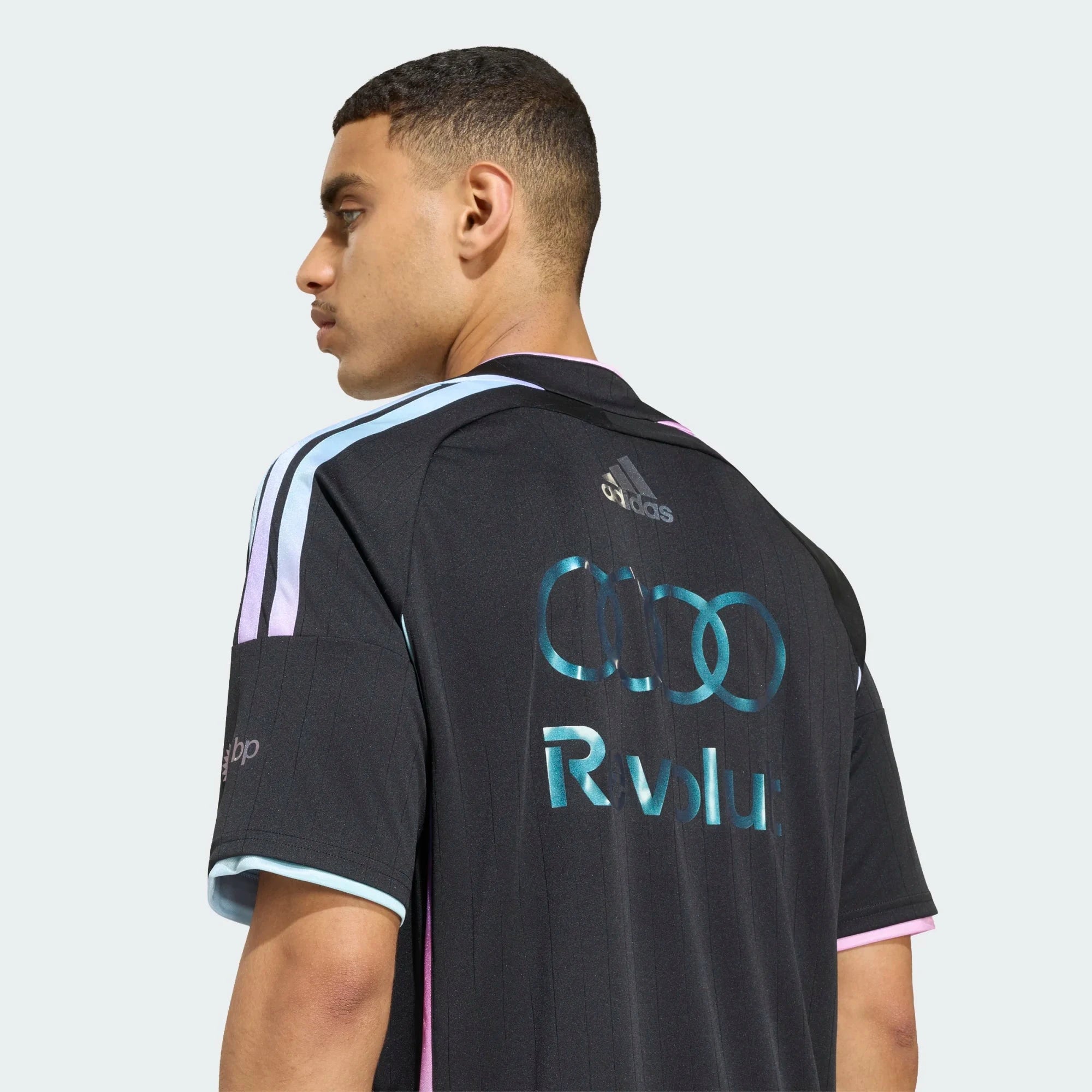 Audi Formula One Men's 2026 Special Edition Miami GP Team Driver Jersey - Black T-shirts Audi F1 