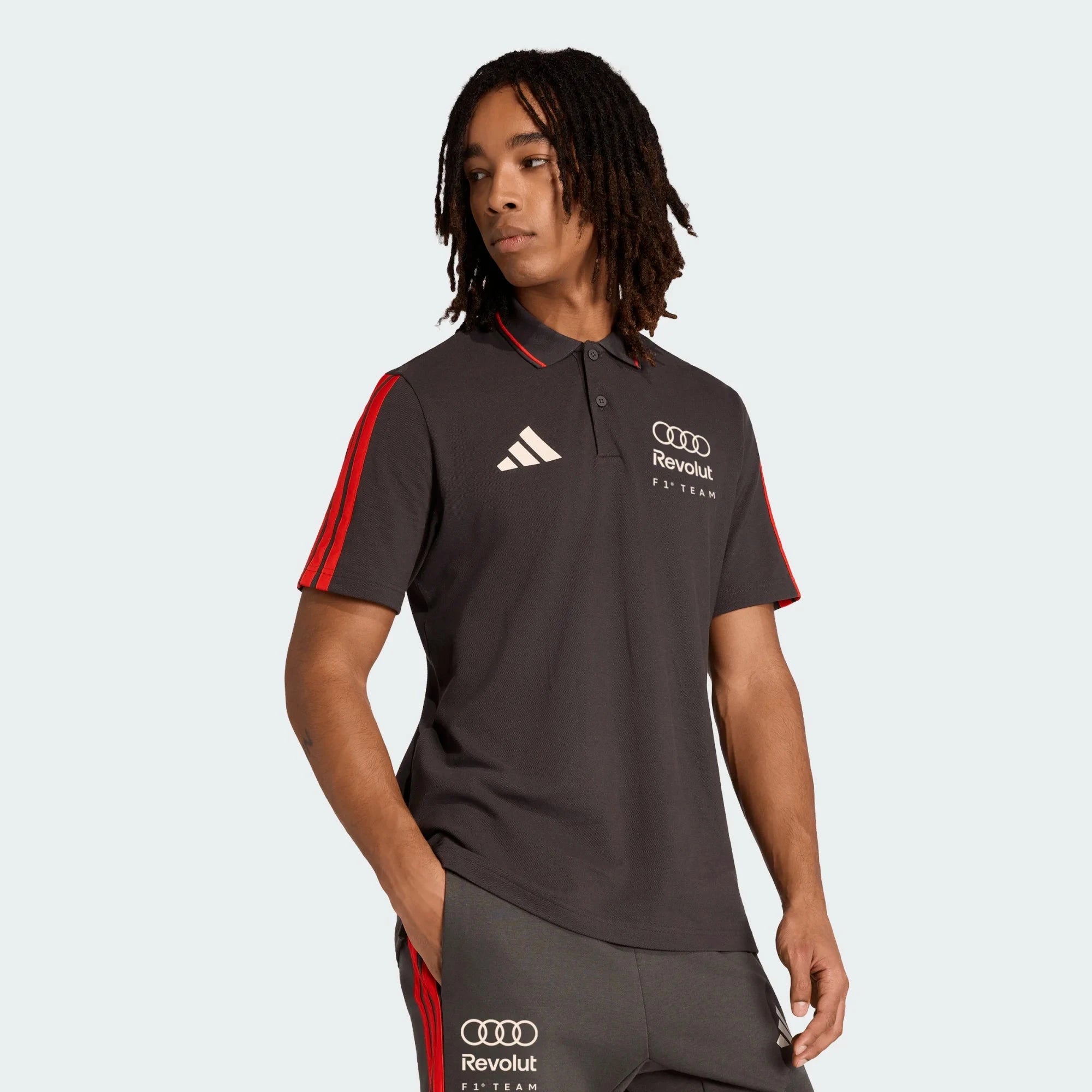 Audi Formula One Men's Team DNA Polo Shirt - Gray Polos Audi F1 